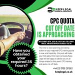 why lorry bus and truck drivers must obtain their 35 hours of cpc training quota before the 19th September 2024