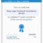 DVSA Earned Recognition for Validated IT System Provider